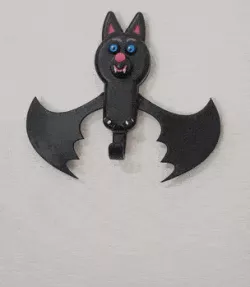 Wall-mounted key ring Bat