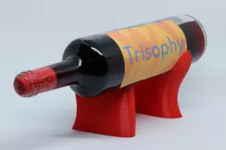 WAVE CREST wine display / horizontal holder