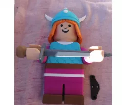 Wickie, Wikki9; Wiki; Wikky, a newLego Man like Helmet, toilet paper holder