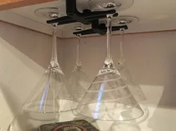 Wine Glass Holder (large glass & longer mount)