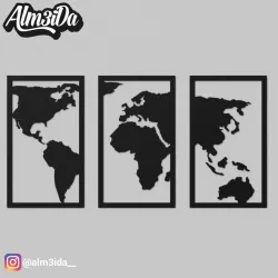 World Map - Home Decoration - Ready to print