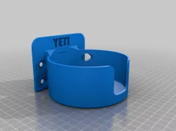 Yeti coffee mug pegboard holder