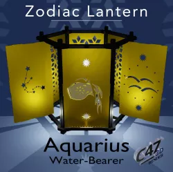 Zodiac Lantern - Aquarius (Water-bearer)