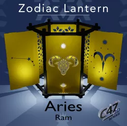Zodiac Lantern - Aries (Ram)