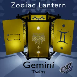 Zodiac Lantern - Gemini (Twins)