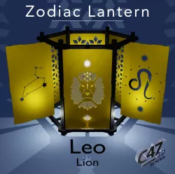 Zodiac Lantern - Leo (Lion)