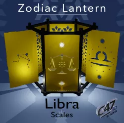 Zodiac Lantern - Libra (Scales)