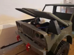 1/10 scale hood hinge for rc crawler