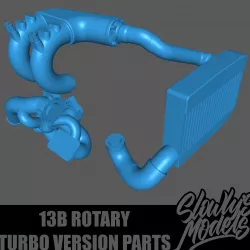 1/24 Scale 13B Turbo Version Parts