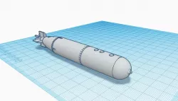 1/32 Scale Mk13 U.S. Navy Torpedo