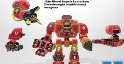 12 inch Custom Blood Angels Leviathan Dreadnought