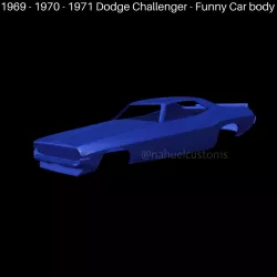 1969 - 1970 - 1971 Dodge Challenger - Funny Car Body