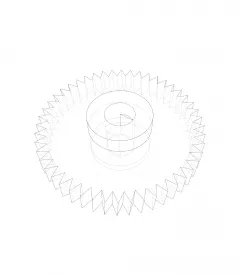 48 tooth gear wheel for car mirror folding mechanism (Subaru, Mazda)