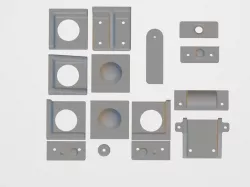 Acrylic/Perspex box fittings and brackets