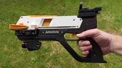 Adderini - 3D Printed Repeating Slingbow / Crossbow Pistol