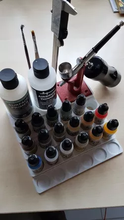 Airbrush Color Rack