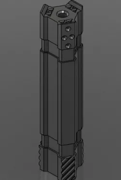 Airsoft Suppressor for M4/AR15 Right Left Handed thread M14x1