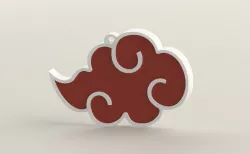 Akatsuki Cloud - Keychain