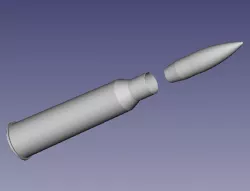 Ammunition 25mm Anti-Char Mle 1934 (2 pieces version)