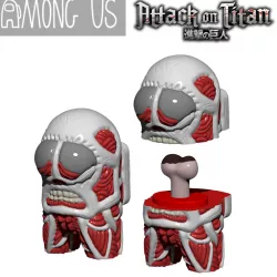 AMONG US - COLOSSAL TITAN half body (ATTACK ON TITAN)
