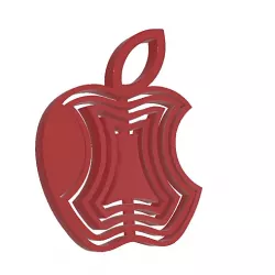 APPLE KEYCHAIN GYROSCOPE - PRINT IN PLACE