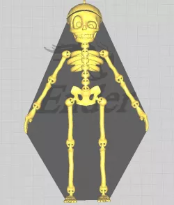 ARTICULATED HANGING SKELETON
