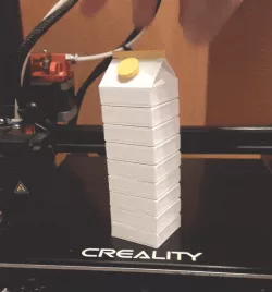 ARTICULATED / PRINT IN PLACE / FUNNY MILK BOX
