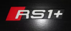 Audi RS1 plus Emblem Logo badge S1 A1 Abt APR Motorsport