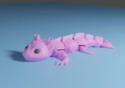 Baby axolotl flexi articulated (Print in place) No supports