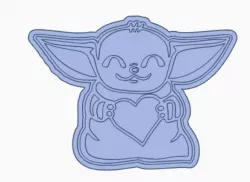 Baby Yoda Cookie Cutter