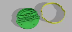 Baby Yoda, Grogu cookie cutter x2