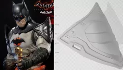 batman Thomas Wayne flashpoint shoulder
