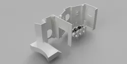 Bespin Cloud City Dining Room - Diorama
