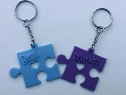 Best Friends Keychain