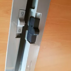 block refrigerator door camping car