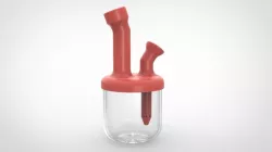 BONG WEED WITH 80 mm GLASS