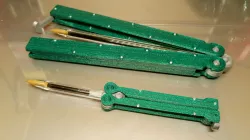 Butterfly pen - Balisong Bic - Butterfly knife Bic