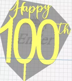 cake toppers happy 100 th