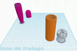 capsula para brocas dremel. capsule for dremel drill bits.
