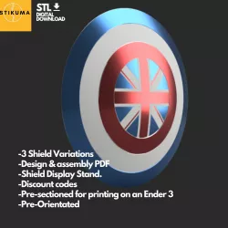 Captain Carter Shield – STL – 3D Files