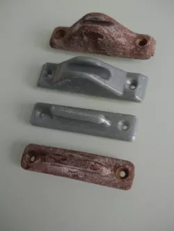 Caravan door clamp