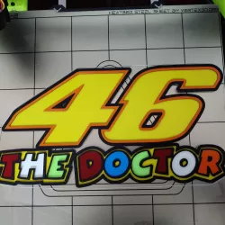 Cartel Valentino Rossi | 46 The doctor