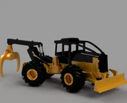 cat 535C grapple skidder