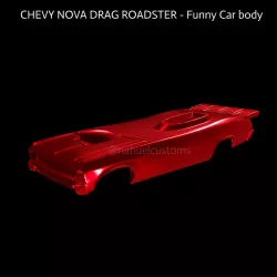 CHEVY NOVA DRAG ROADSTER - Funny Car body