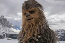 Chewbacca mask face shell with articulated jaw