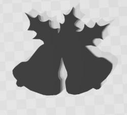 christmas silhouette images 3d models 【 STLFinder