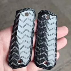 COLT 1911 double-lines GRIPS FITS FOR CLONES AND AIRSOFT (GAS + CO2)