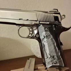 COLT 1911 NEW SHAPE CUSTOM GRIP VERY UNIQUE THEME!2