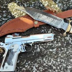 COLT 1911 NEW SHAPE CUSTOM GRIP VERY UNIQUE THEME!