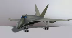Concorde Prototype Aircraft of the Future Model Printing Miniature Assembly File STL for 3D Printing